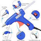 Zhengmy 12 Pieces Mini Hot Glue Gun Crafts Hot Melt Guns Fast Preheating and - Image 2