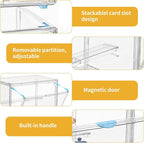 Acrylic Display Case, 3 Layer Clear Display Case Adjustable Display Box Stand - Image 4