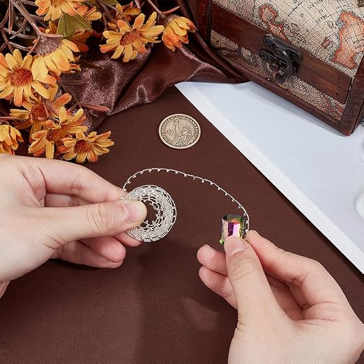 PH PandaHall 3.2 Yards Gallery Wire, Jewelry Bezel Strip Copper Craft Wires - Image 3