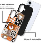 Case for iPhone 16, Scratch Resistant Hybrid Double Layer Hard Shell，Halloween - Image 2