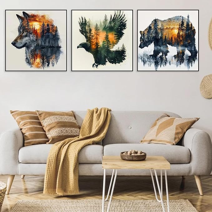 3 Pack Framed Paint by Numbers for Adult - Image 5