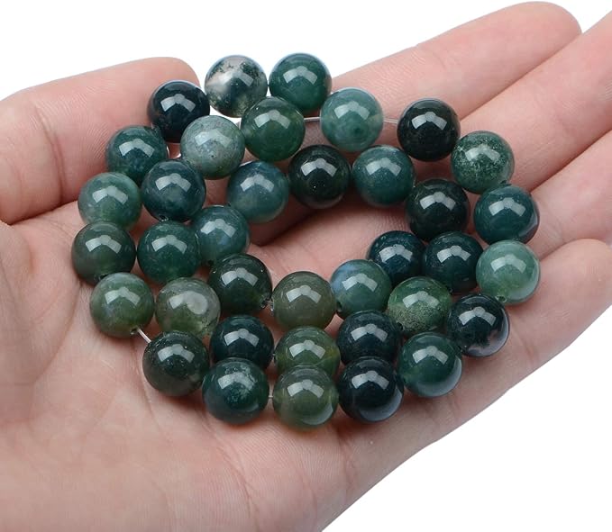 AD Beads Natural Gemstone Round Loose Beads 15" - Image 3