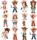 60pcs Western Theme DIY Cutouts Cowboy Cowgirl Hat Bulletin Board Decoration by partygreeting