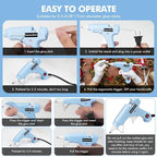 Hot Glue Gun Kit with 30 Glue Sticks, 20W Mini Glue Gun Set | Fast Preheating - Image 6