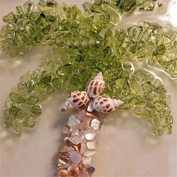 LYJZYXGS Sea Glass Art Kit, DIY Resin Beach Art Kit, Modern Ocean Painting Kit - Image 7
