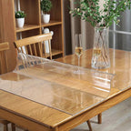 Multi Size Small PVC Glass Desk Laptop Cover Protector Mat Plastic Table Carpet - Image 2