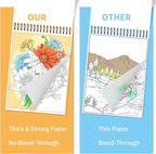 Kalysky Easy and Cozy Adult Coloring Book Set, 3 Pack Stress Relief Coloring - Image 5