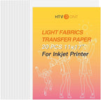 HTVRONT Heat Transfer Paper for Light T Shirts by HTVRONT