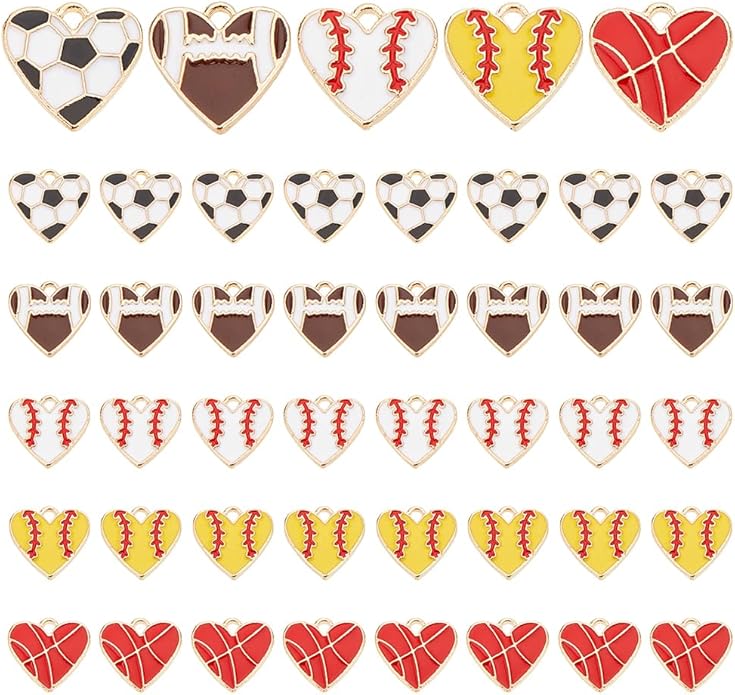 PH PandaHall Heart Pendart Charms by PHPandaHall