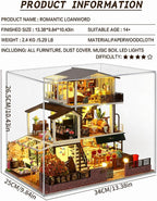 Spilay DIY Miniature House Kit for Adults, Miniature Dollhouse Kit | - Image 2