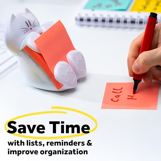 Post-it Dispenser, Sticky Note Holder, Includes 45 Pop-Up Sheets of 3 in x 3 in - Image 10