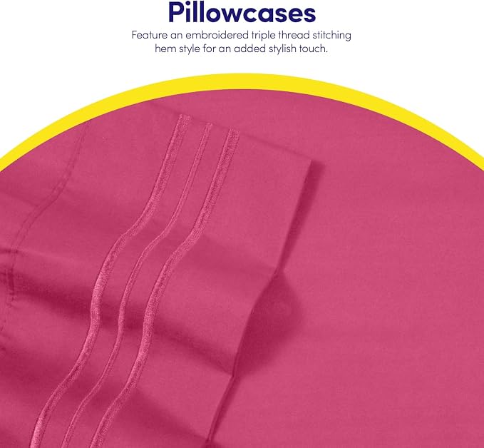 Full Size Sheet Set with Built-in Sheet Straps - Image 6