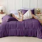JOLLYVOGUE Full Comforter Set, Ultra-Soft Bed in a Bag Full Size 7 Pieces - Image 6