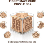Fidget Puzzle Cube for Kids and Adults - Image 4