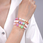 Friendship Bracelets for Girls, 10-Piece Cute Preppy Beaded Bracelet Set for - Image 3