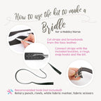 kullaloo DIY Hobby Horse Bridle Kit Make a Beautiful Leather Bridle - Image 5
