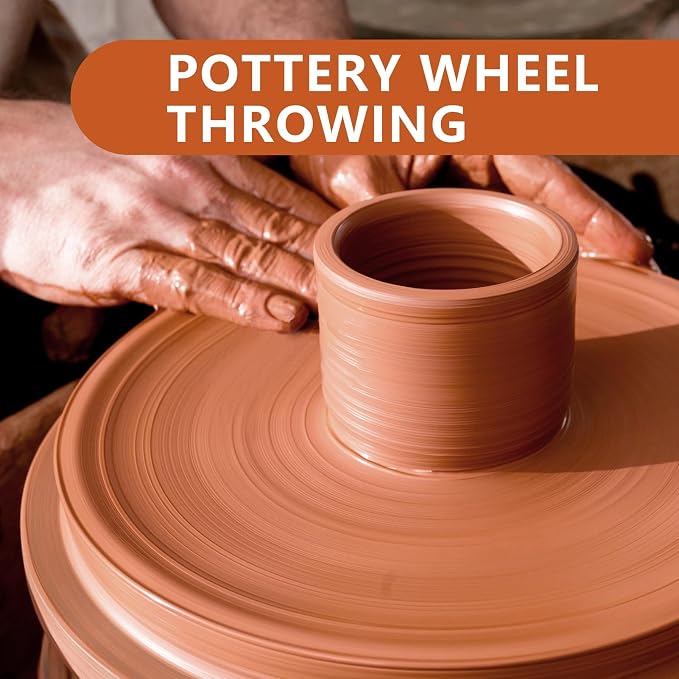 VIBRATITE 10LB Air Dry Clay, Terra Cotta Modeling Pottery Clay Bulk | Easy to - Image 3