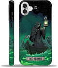 ZHEGAILIAN Case for iPhone 16 Plus, The Hermit Night Skull Durable Shockproof by Home