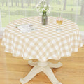 Smiry Plastic Table Cloth, Waterproof Vinyl Tablecloth by Smiry