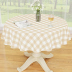 Smiry Plastic Table Cloth, Waterproof Vinyl Tablecloth by Smiry