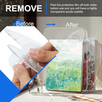 3pcs Acrylic Paint Palette Clear Art Palette - Image 3