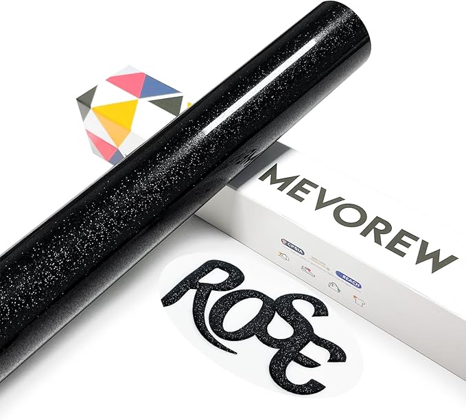 Glitter Puff Vinyl Heat Transfer by MEVOREW