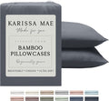 Karissa Mae Cooling Bamboo Viscose King Size Pillowcase Set | 100% FSC by KARISSAMAE