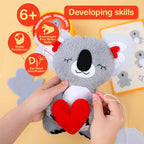 Avenir Sewing Kit for Kids Beginners My First Learn to Sew Craft, Plush Animal - Image 5