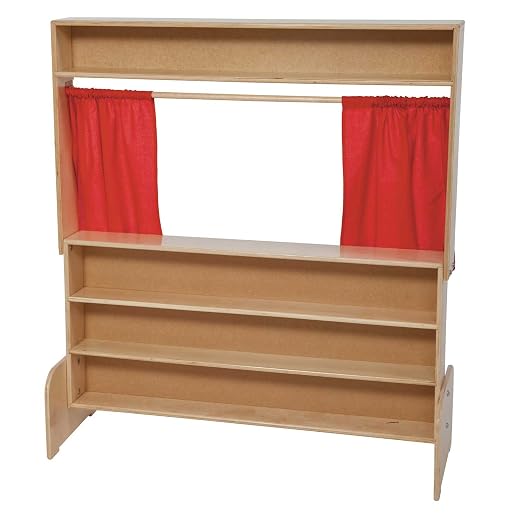 Wood Designs Kids Play Furniture WD21650 Deluxe Puppet Theater - Image 3