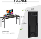 Need Folding Computer Desk, Large 60 inches Folding Table - Image 4