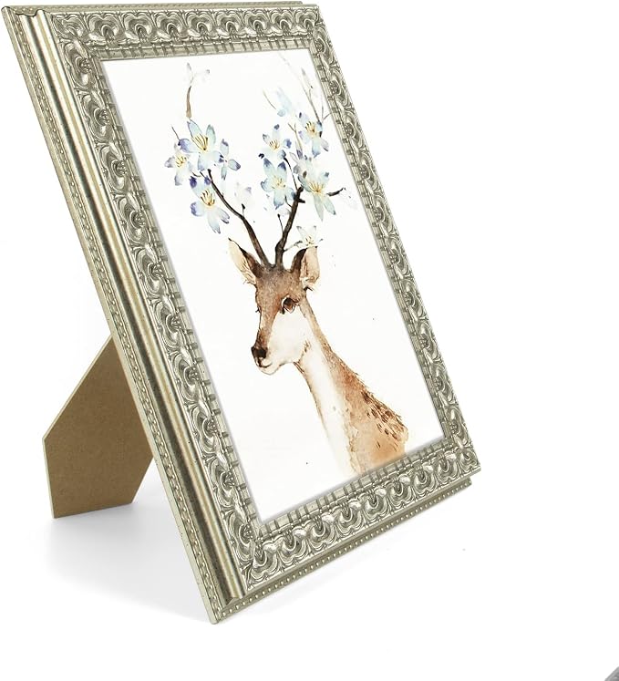 Golden State Art, 8X10 Ornate Finish Photo Frame, Real Glass - Image 2