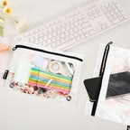 Custom Brown Horse Flower Pencil Pouch - Image 5