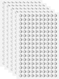 HARFINGTON 5 Sheet/800pcs Rhinestone Adhesive Stickers Self Adhesive Acrylic by HARFINGTON