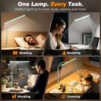 Airlonv LED Desk Lamp for Office Home, Eye-Caring Desk Light - Image 5