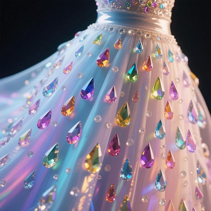 100PCS 18x9mm Large AB Colorful Rhinestones Jewels Gems - Image 3