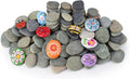 Simetufy 150 Pcs River Rocks for Painting, Flat & Smooth Stones Bulk to Paint by Simetufy