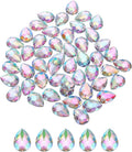 MECCANIXITY 50PCS Flat Back Acrylic Teardrop Gems 13x18mm Artificial Rhinestones by MECCANIXITY