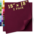 Felt Fabric Sheet 18 x 18 Inch, 1.6mm Thick | Soft and Flexible Nonwoven by MIGLORIA