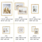 ArtbyHannah Gallery Wall Frame Set, 8 Pack Picture Frames Collage Wall Decor - Image 3