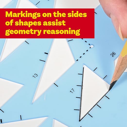 LEARNING ADVANTAGE Geometry Template, Stencil - Image 6