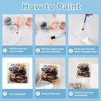 hkejoi Books Paint by Numbers Kit - Image 8