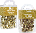JAM PAPER Colorful Push Pins - Image 2