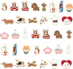 Bulk Gold Enamel Charms for Jewelry Making, Colorful Metal Charms Pendant for by stino