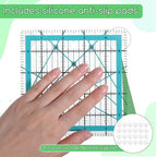 10 Pieces Quilting Rulers Templates - Image 7