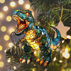 Fierce T-rex Acrylic Suncatcher Stained Glass Effect Window Car Hanging - Image 6