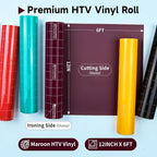 TECKWRAP Heat Transfer Vinyl for T-Shirts, 50+ Washes, REACH Certified & Dryer - Image 2