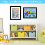 2-Pack Kids Art Frames, 11x14 Front Opening Kids Artwork Frames Changeable - Image 6