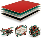 4 Pack Double-Sided Pre-Painted Colored Plywood Sheets, 11.7"x8.27"x1/8" by Creatorally