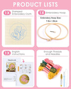 TINDTOP Punch Needle Embroidery Kits, Tulip Punch Needle Kits - Image 3