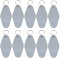 10pcs Blank Hotel Keychains Bulk Vintage Motel Keychain Vinyl HTV printing by Nwsrayu